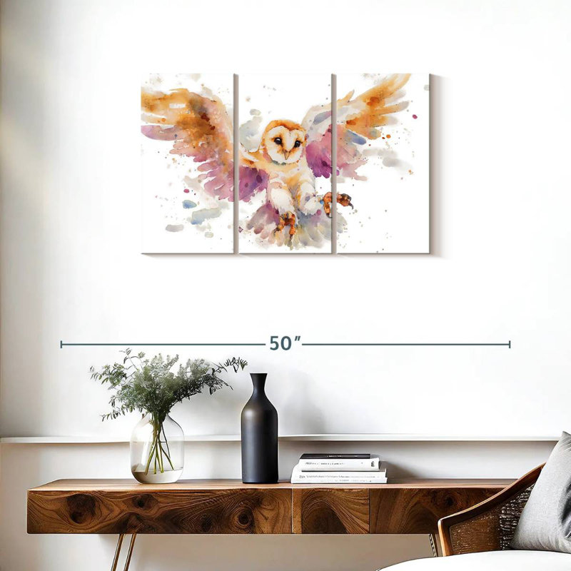 Brampt Twilight Owl, 20" H x 33" W