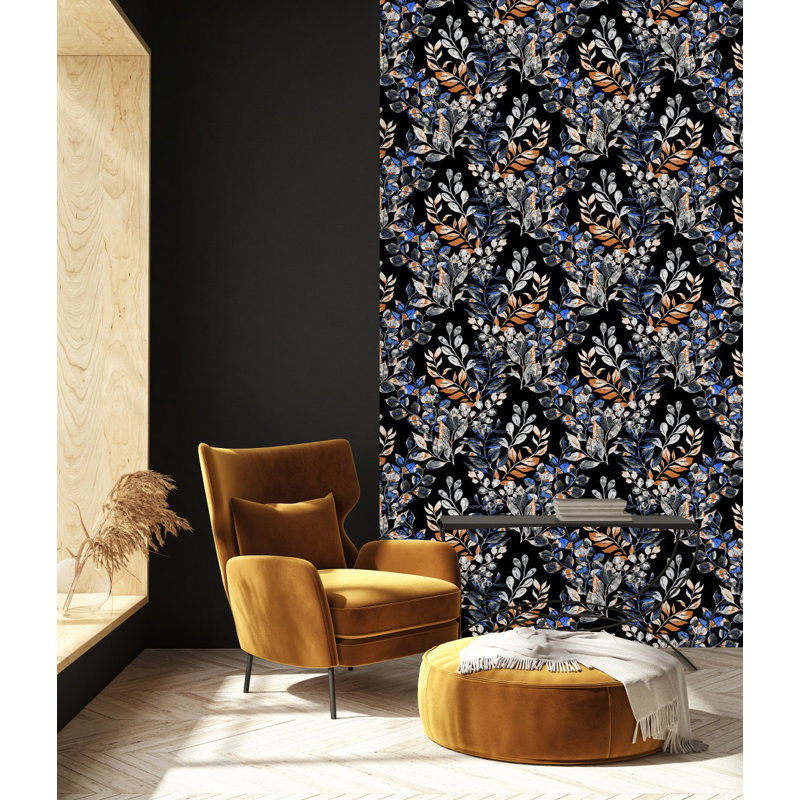 Carreau de papier peint auto-adhésif l 25 po, L 2,09 pi x L 10,42 pi