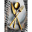 Linea Flatware Set - 32 Pieces - Ice Champagne-1090458273
