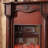 Walnut Solid Wood Electric Fireplace