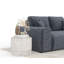 Two-seater square arms loveseat sofa-1595754560