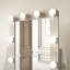 Glassell Dressing Table with Mirror-581323536