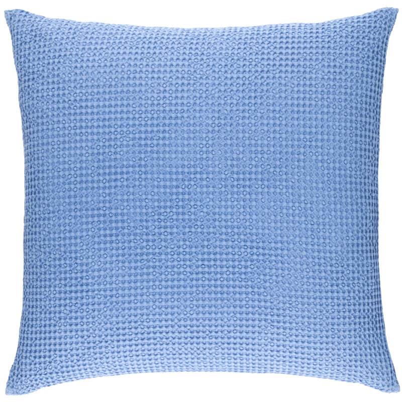 Taie décorative matelassée Bubble, Euro, Bleu français