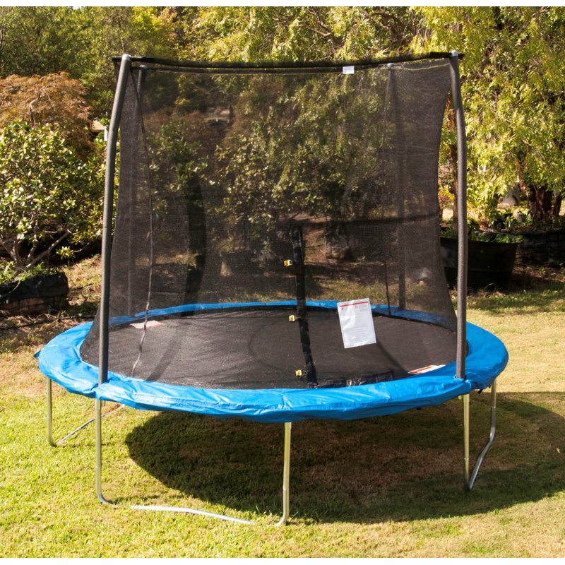 Trampoline de cour arrière de 10 pi avec enceinte sécuritaire YJ USA