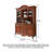 60-inch Solid Rubberwood Standard Pantry Cabinet