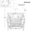 Meuble-lavabo 30 po avec lavabo, armoire multifonctionnelle avec portes et tiroir, panneau de fibres à densité moyenne, naturel