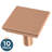 Franklin Brass Simple Chamfered 1.122" Length Square Knob Multipack-45428283