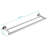 Stylish 23.6'' Towel Bar Wall Mounting - Stainless Steel, For Bathroom, Bedroom, Laundry Room, Kitchen Quick Install Magnet Mount Construction, Simple-1060038393