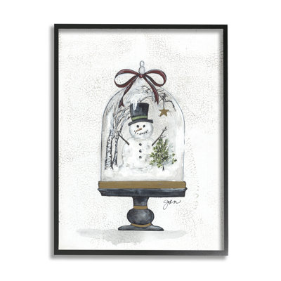 Snowman Winter Scenery