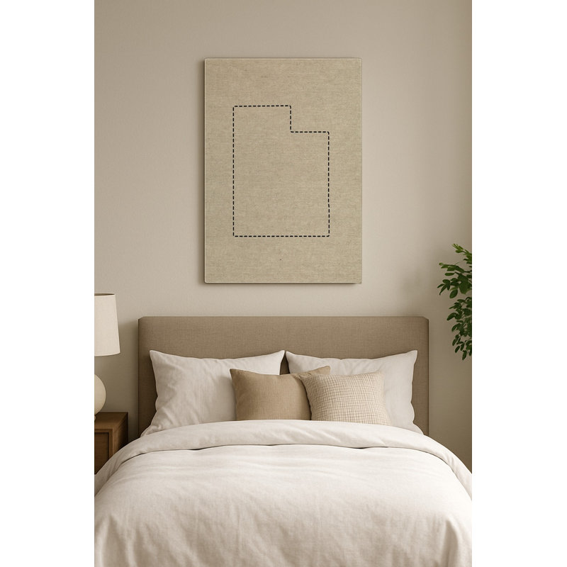 Contour de l'État de l'Utah — Portrait en métal, H 24 po x l 20 po