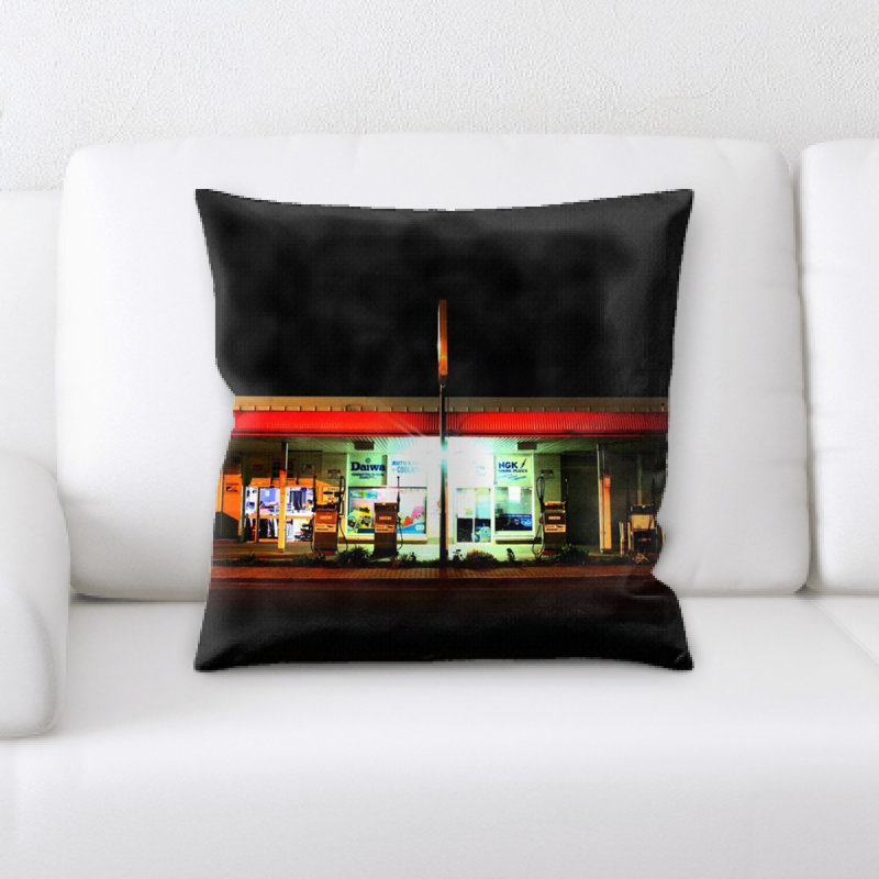 Microsuede Reversible Throw Pillow