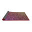Tapis décoratif géométrique jaune/mauve Rhem-1087433989