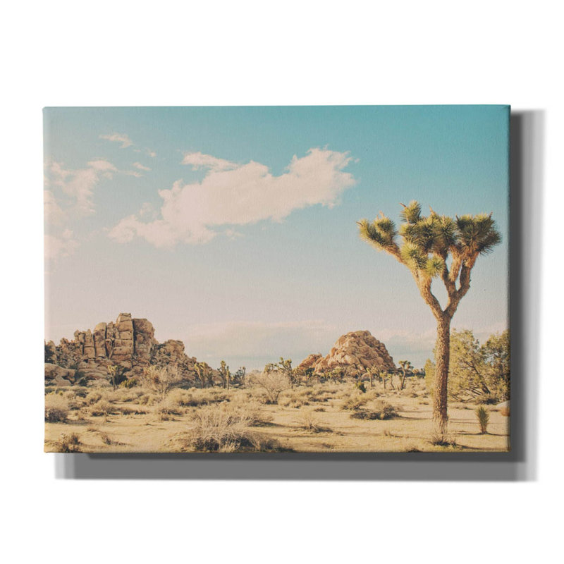 «Winter In The Desert 3» par Myan Soffia, reproduction sur toile, H 26 po x l 30 po x P 1,5 po