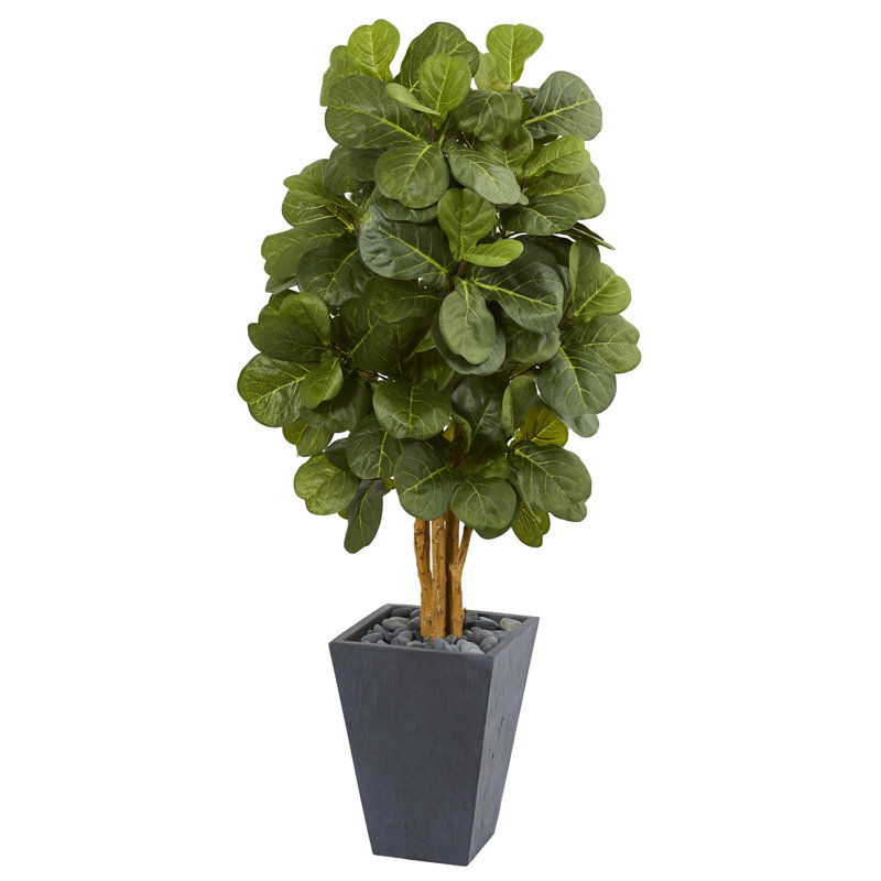 Arbre à feuille de charme artificiel 66" en pot de fleurs