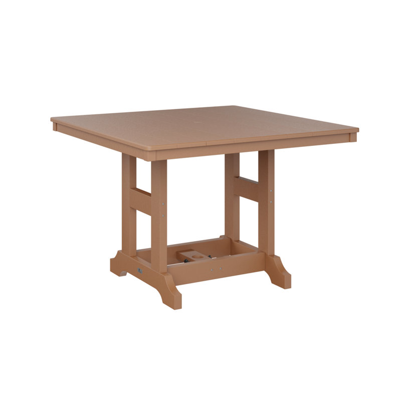 Berlin Gardens Garden Classic Square Table, Cedar, 39.5" H x 44" W x 44" D