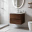 Derrance 24 Inch Single Bathroom Vanity with Ceramic Top with Overflow, Pre-Assembled-2025746520-2075475024