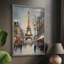 «Christmas Holiday Art», reproduction encadrée en bois massif-349224073