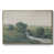 Toile avec cadre flottant or