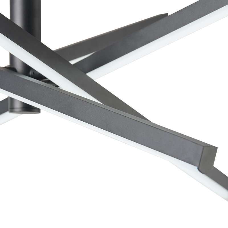 1-Dumb black dimmable LED pendant light