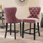 Hanska Upholstered Counter Stool with Solid Wood Frame-978746627