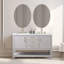 Ensemble de meuble-lavabo double 54 po Vicini-1808320031