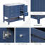 Ensemble de meuble-lavabo avec lavabo, une armoire et trois tiroirs-106612838