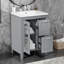 Meuble-lavabo 24 po avec lavabo en céramique-977654802
