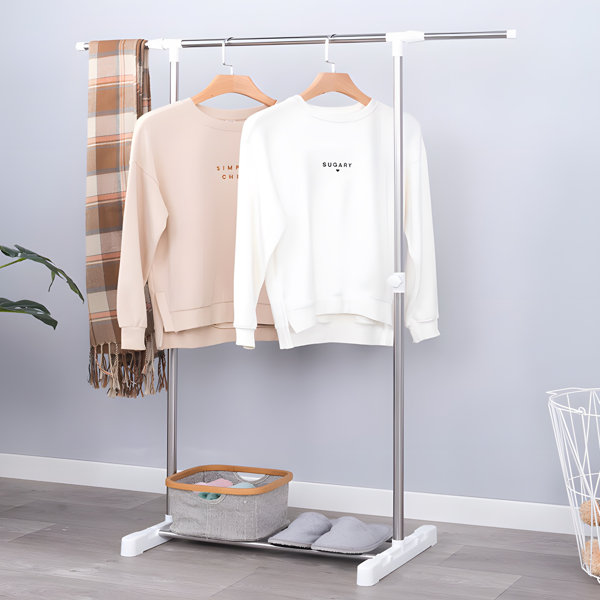 Rebrilliant Stainless Steel Foldable Retractable Clothesline | Wayfair