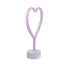 Enseigne lumineuse de style néon 11,5 "à DEL rose