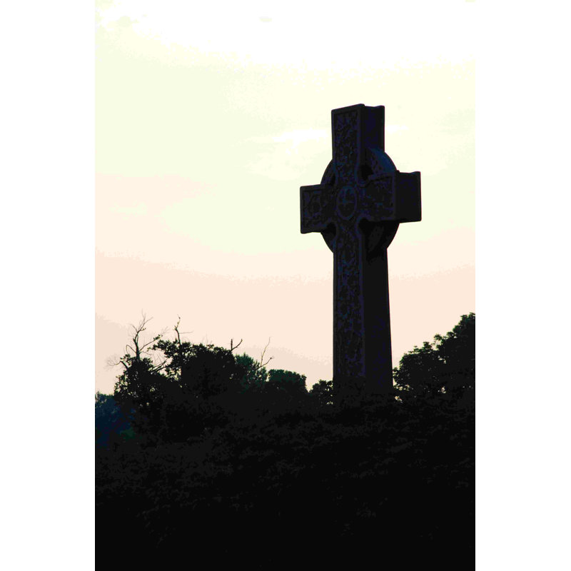 Dusk Cross - reproduction sur toile tendue, H 18 po x l 12 po