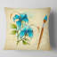 Fleur avec pinceau - coussin à imprimé floral-29881769-29881773