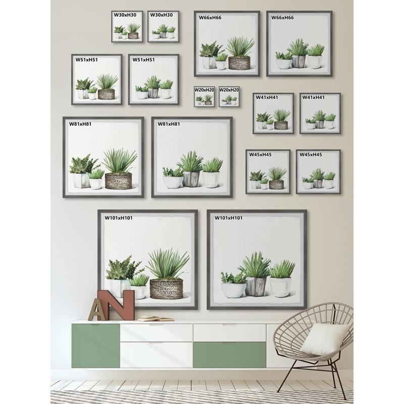 Gorgeous Greens by Parvez Taj - 2 Piece Single Picture Frame Painting Set, 30" H x 30" W x 3.81" D