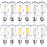 75 Watt Equivalent ST19 E26/Medium (Standard) Dimmable 2700K LED Bulb