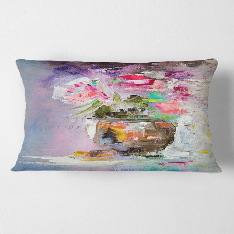 Abstract Throw Pillow