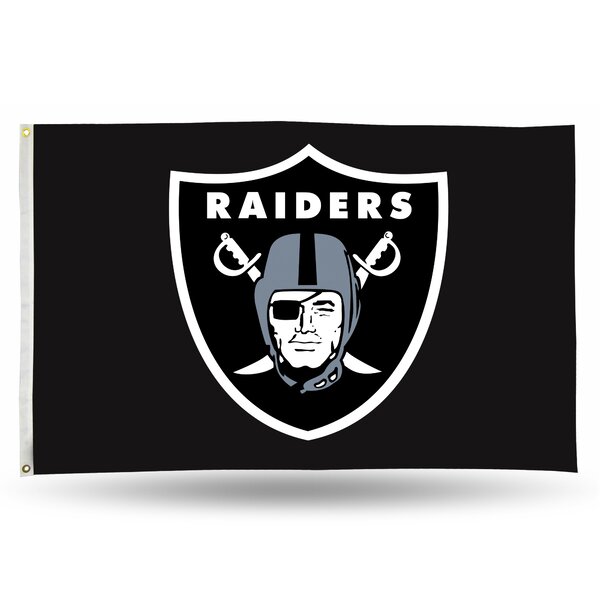 Las Vegas Raiders Garden Flag and Stand - State Street Products