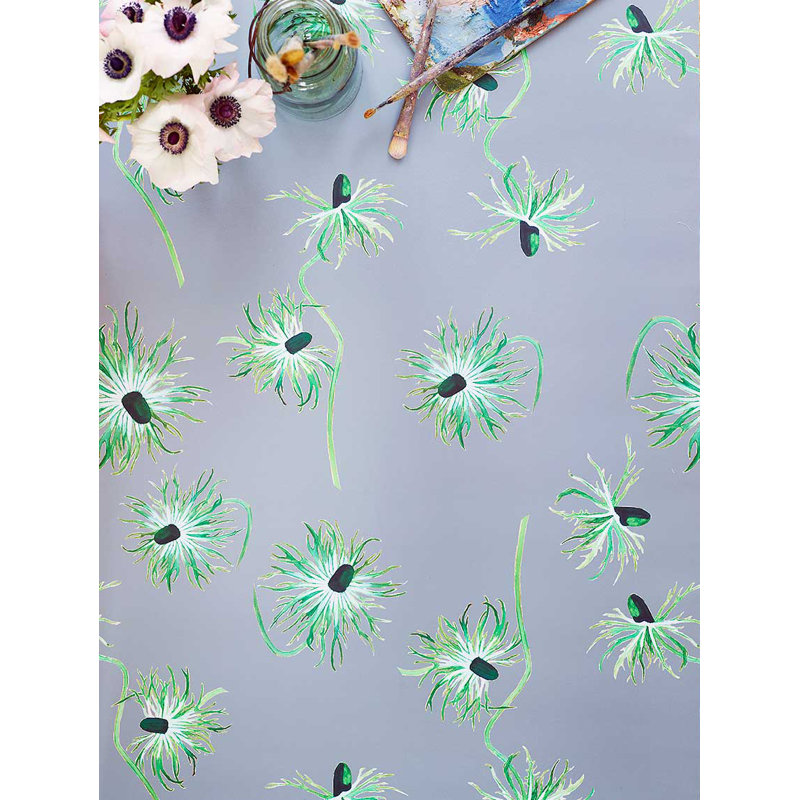 Floral Wallpaper Roll by Jessica Hollander