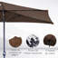 Rolanda 269cm Traditional,Balcony Parasol