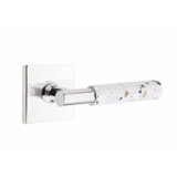 Select Round Passage (Hall & Closet) Door Lever with Square Rosette