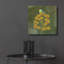 Art mural en verre épique «Birding Collection E» par Chariklia Zarris, 12 po x 12 po