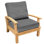 Monterey Teak Outdoor Deep Seating Lounge Chair