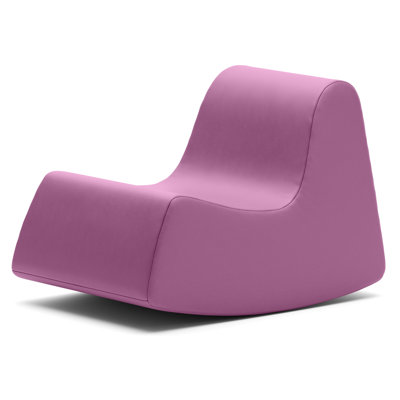 Jaxx Midtown Sensory Rocker Chair - Soft Foam Rocker For Active Sitting, Special Needs And Sensory Rooms - Vinyl, Purple