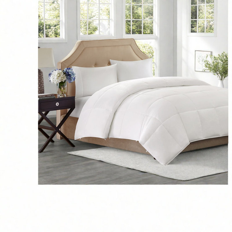 Multifunctional White Bedding Sets, Ultra Soft Polyester Comforter For Home