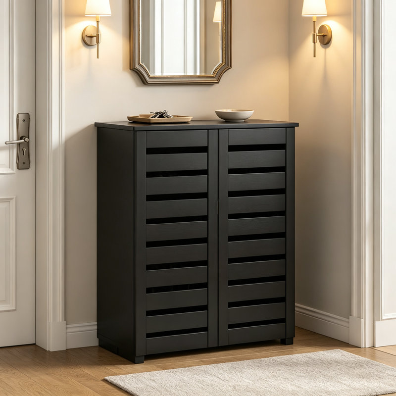 15 Pair Shoe Storage Cabinet