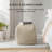 Marta 20" Cream Upholstered Pouf Ottoman-117292720