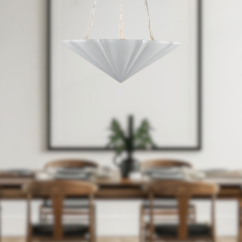 Kambria 4-Light Chandelier,  7.75"H x 22.5"W x 22.5"D