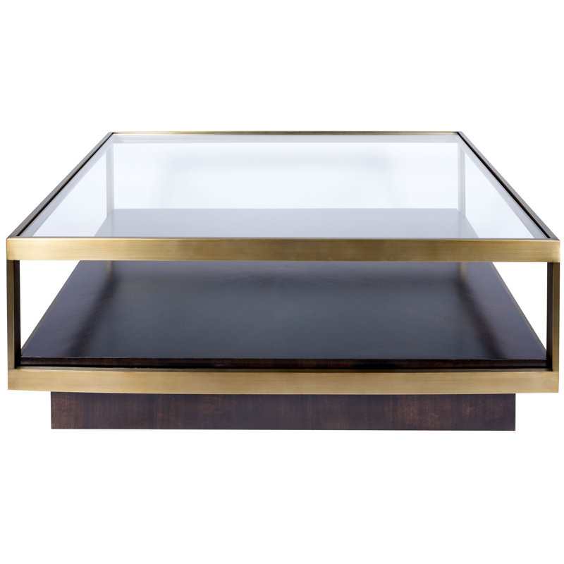 Table basse avec rangement Michael Weiss Rosco, Gris colombe