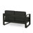 Outdoor Metal Frame Loveseat-1776775030