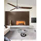 52" Rudolph 3-Blade Propeller Ceiling Fan with Wall Control