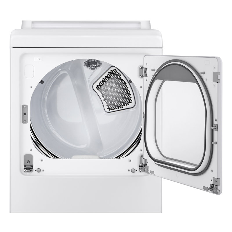 LG 7.3 cu. ft. Electric Stackable Dryer with Sensor Dry, White