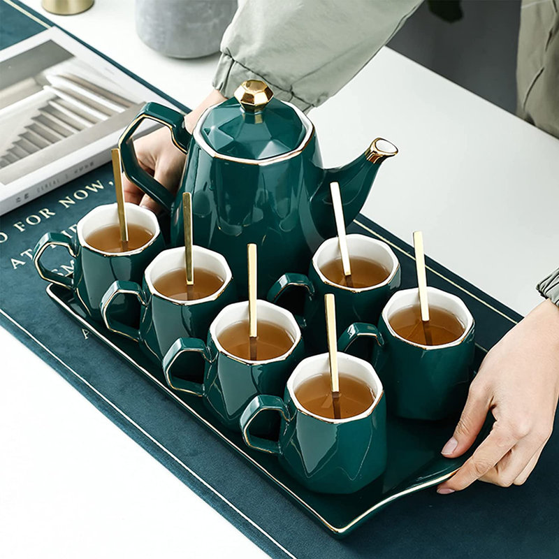 Service à thé moderne pour 6 personnes